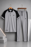 Men's 2Pcs Dry Fit Polo Shirt with Trouser | Modern Style Impress To Everyone