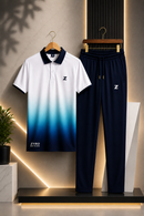Men's 2Pcs Dry Fit Polo Shirt with Trouser | Modern Style Impress To Everyone (Unisex)