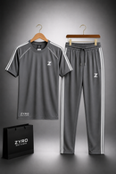 Men's 2Pcs Dry Fit Polo Shirt with Trouser | "Modern Style That Impresses"