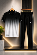 Men's 2Pcs Dry Fit Polo Shirt with Trouser | Modern Style Impress To Everyone (Unisex)
