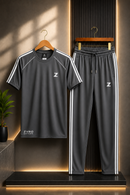 Men's 2Pcs Dry Fit Polo Shirt with Trouser | Modern Style Impress To Everyone (Unisex)