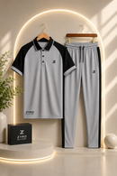 Men's 2Pcs Dry Fit Polo Shirt with Trouser (Unisex) | Modern Style Impress To Everyone