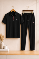 Men Slim Fit Casual Shirt Grey Seven