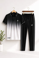 Men's 2Pcs Dry Fit Polo Shirt with Trouser Set | Modern Style Impress To Everyone