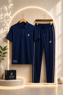 Men's 2Pcs Dry Fit Polo Shirt with Trouser (Unisex) | Modern Style Impress To Everyone